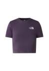 The North Face W Essential Cropped Slim Ss Tee Endless Dusk