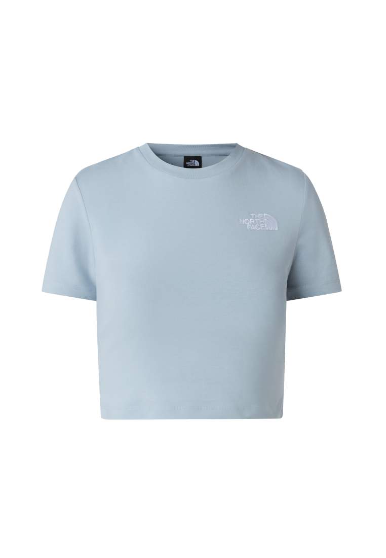 The North Face W Essential Cropped Slim Ss Tee Frost Grey