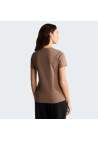 The North Face W Evolution Simple Dome Slim Ss Tee Garnet