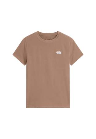 The North Face W Evolution Simple Dome Slim Ss Tee Garnet