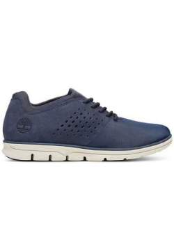 timberland bardstreet leather/fabric ox navy nubuck