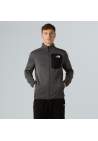 The North Face M Crest Full Zip Anthracite Grey Tnf Black