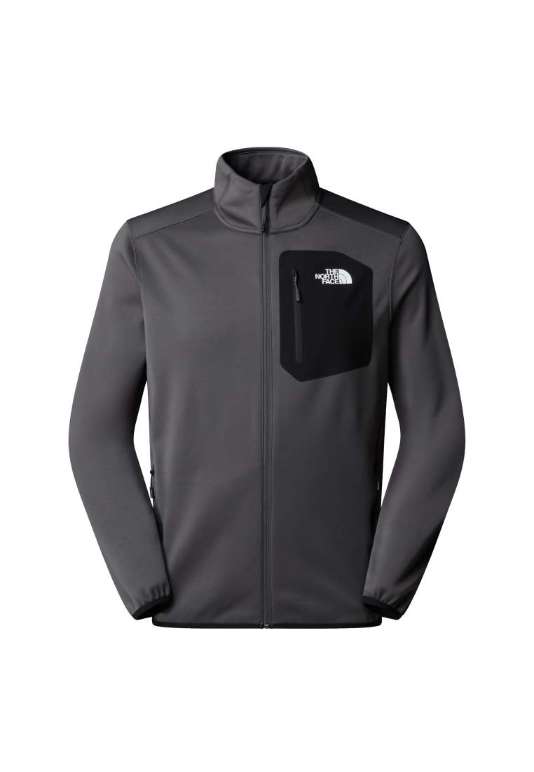 The North Face M Crest Full Zip Anthracite Grey Tnf Black