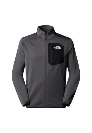 The North Face M Crest Full Zip Anthracite Grey Tnf Black