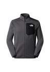 The North Face M Crest Full Zip Anthracite Grey Tnf Black