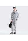 The North Face M Evolution Simple Dome Regular Full Zip Hoodie Tnf Pale Grey Heather