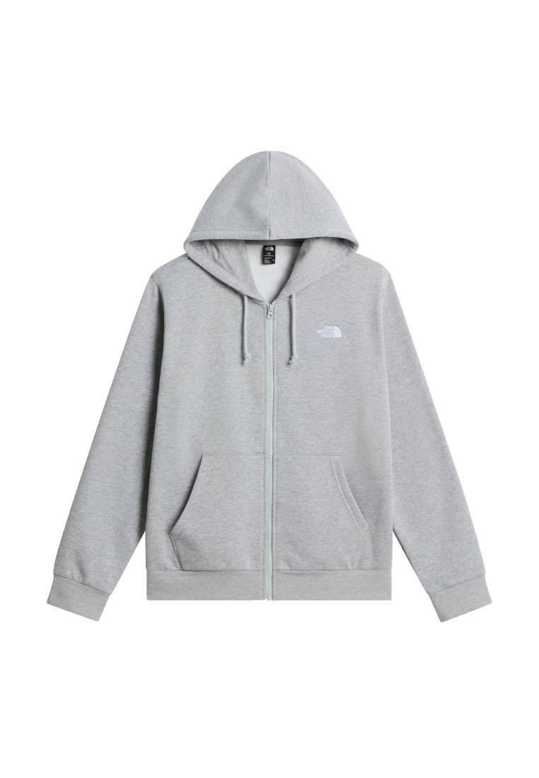 The North Face M Evolution Simple Dome Regular Full Zip Hoodie Tnf Pale Grey Heather