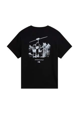The North Face U Opposites Attract Relaxed Ss Tee Tnf Black