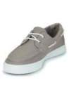 timberland union wharf 2.0 ek+ boat shoe medium grey canvas