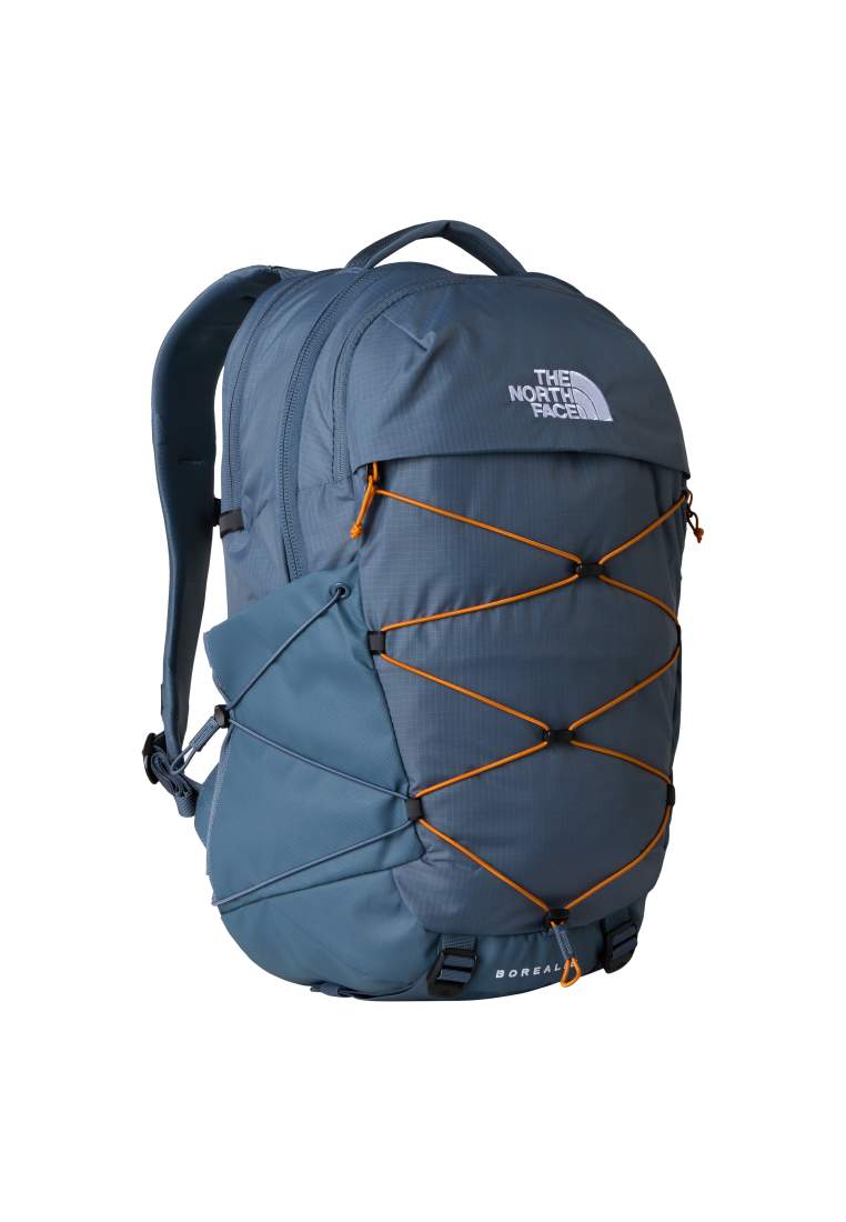 The North Face Borealis Backpack Granite Grey Dust Orange