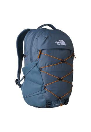 The North Face Borealis Backpack Granite Grey Dust Orange